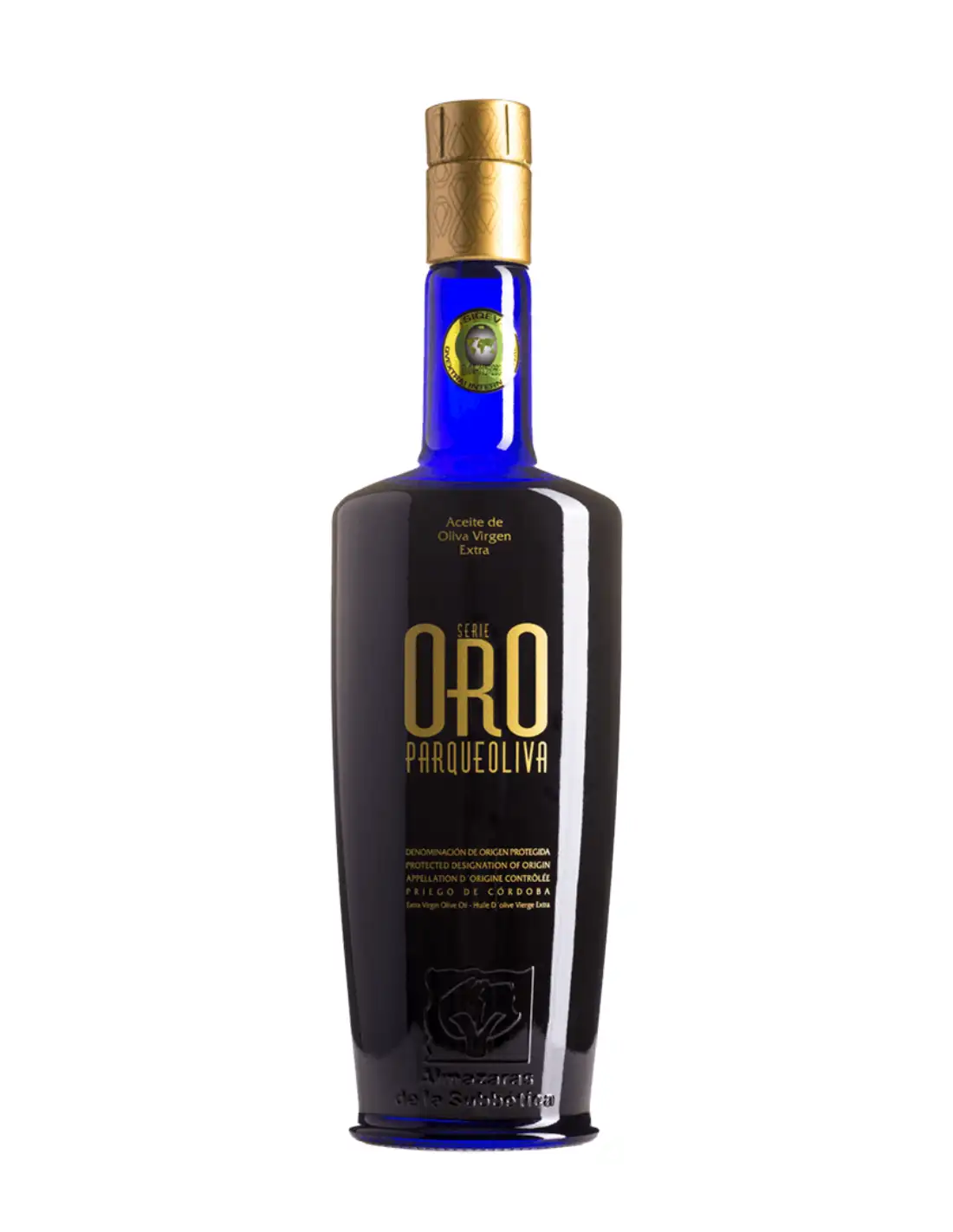 Parqueoliva Serie Oro - Botella de Vidrio 500 ml.
