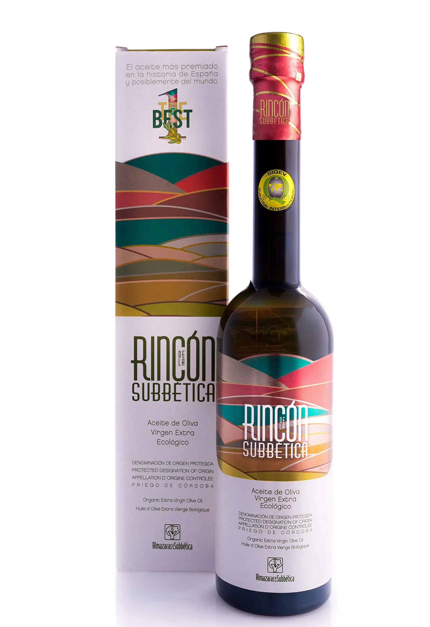 6x Rincón de la Subbética - Botella de Vidrio 500 ml.