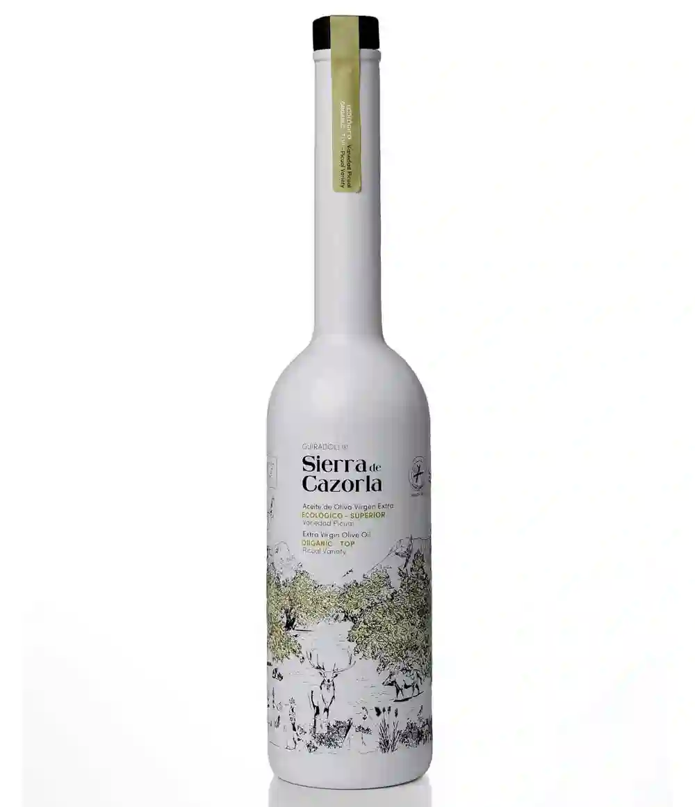 Sierra de Cazorla cosecha Tempana Picual Bio - Botella de Vidrio 500 ml.
