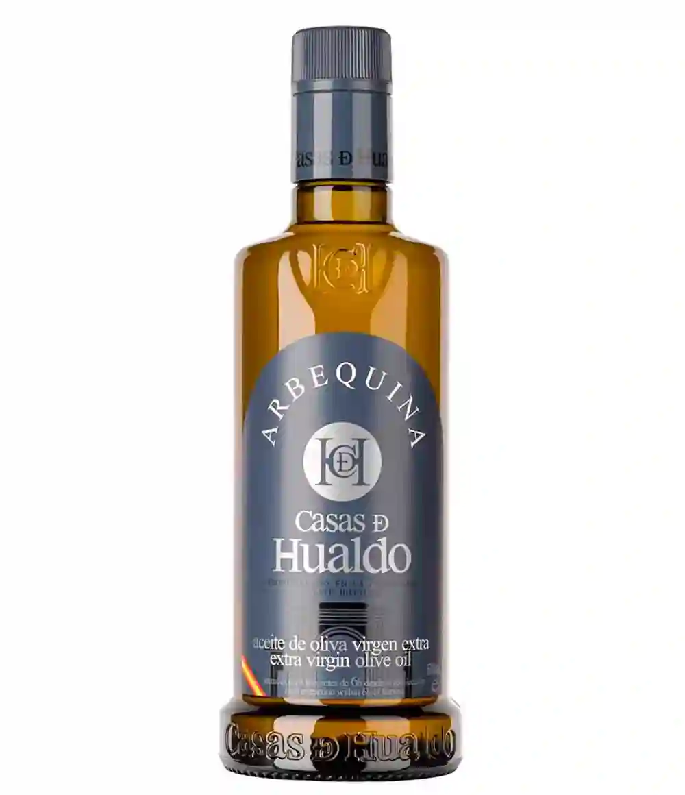 Casas de Hualdo Arbequina - Botella de vidrio 500 ml.