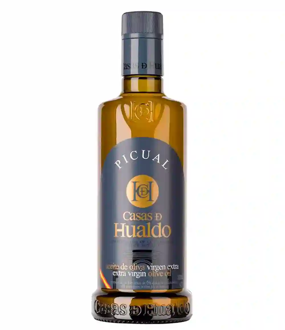 Casas de Hualdo Picual - Botella de vidrio 500 ml.