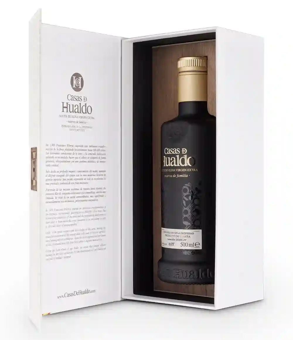 Casas de Hualdo Reserva de Familia - Estuche con Botella de vidrio 500 ml.