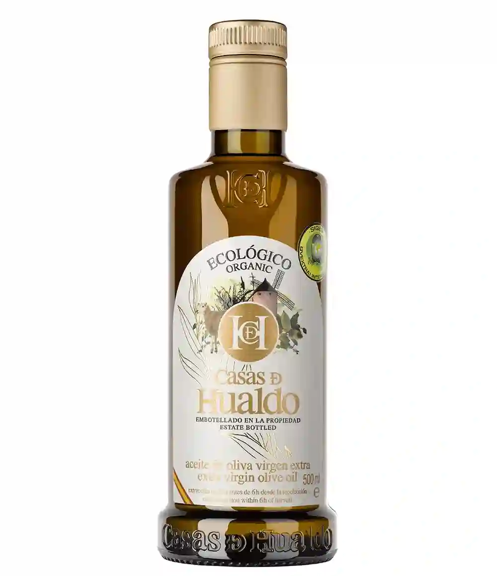 12x CASAS DE HUALDO ORGÁNNICO CUPIA - Botella de Vidrio 500 ml.