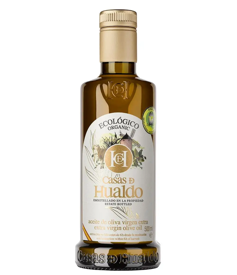 12x CASAS DE HUALDO ORGÁNNICO CUPIA - Botella de Vidrio 500 ml.