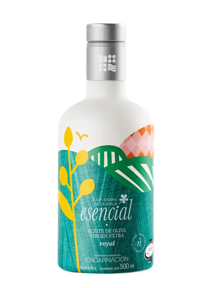 6x Esencial Verde Temprano Royal - Botella de Vidrio 500 ml.