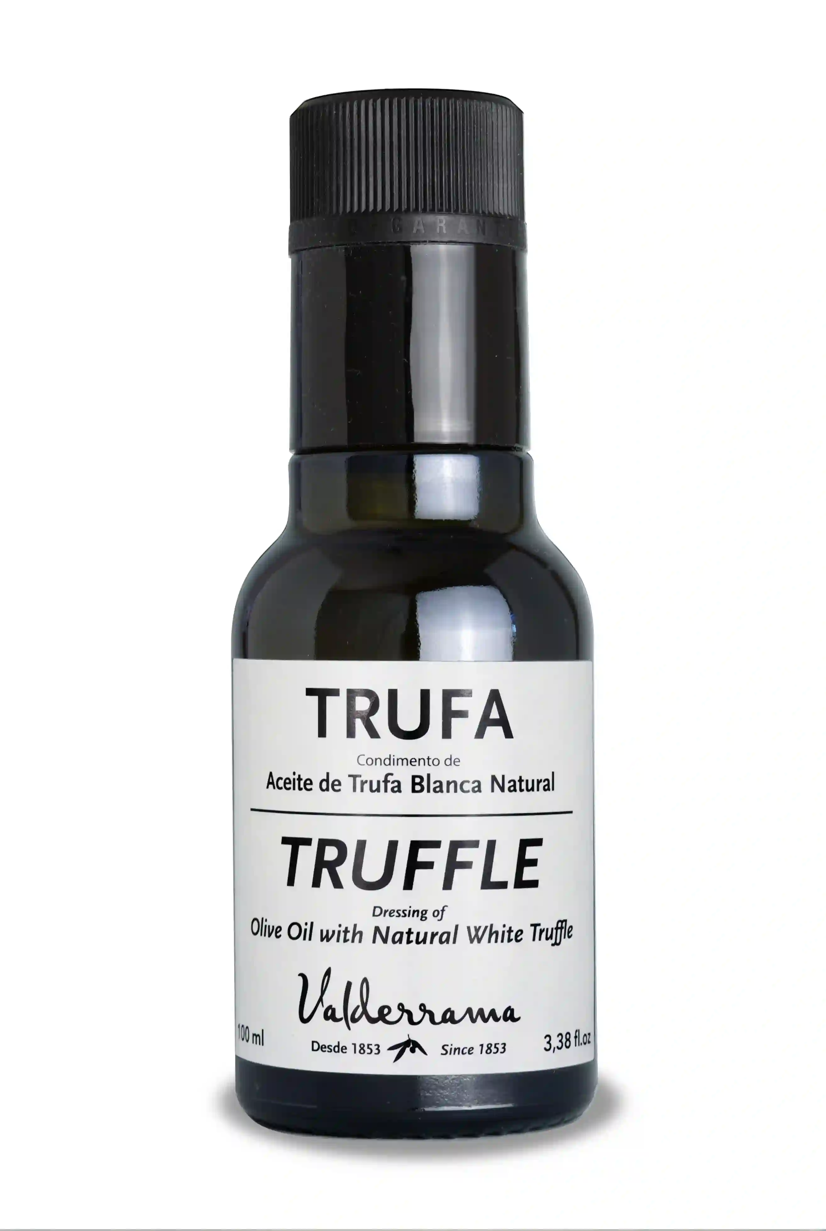 Valderrama Aceite de Trufa Blanca Con Fecha preferente de Consumo 11/25 - Botella de Vidrio 100 ml