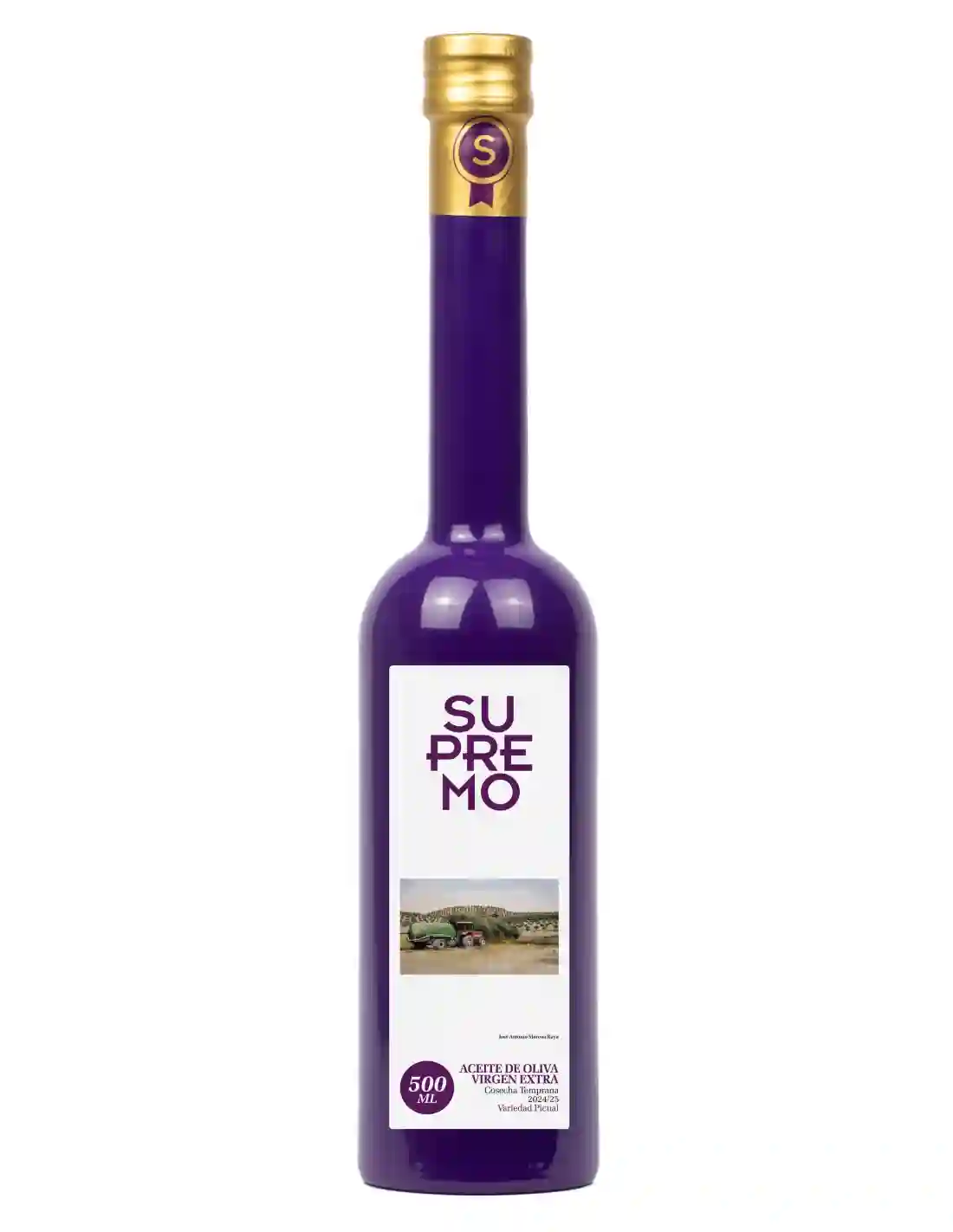 Supremo Picual - Botella de Vidrio 500 ml.