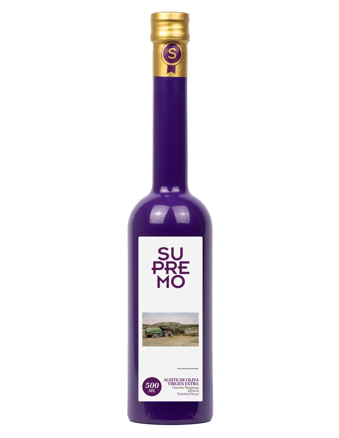 6x Supremo Picual - Botella de Vidrio 500 ml.