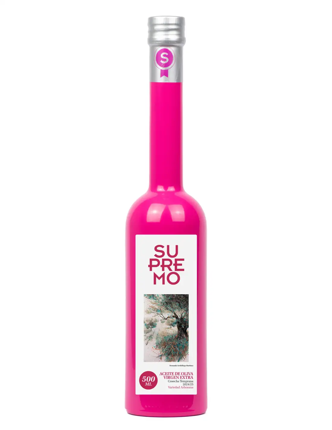 6x Supremo Arbosana - Botella de Vidrio 500 ml.