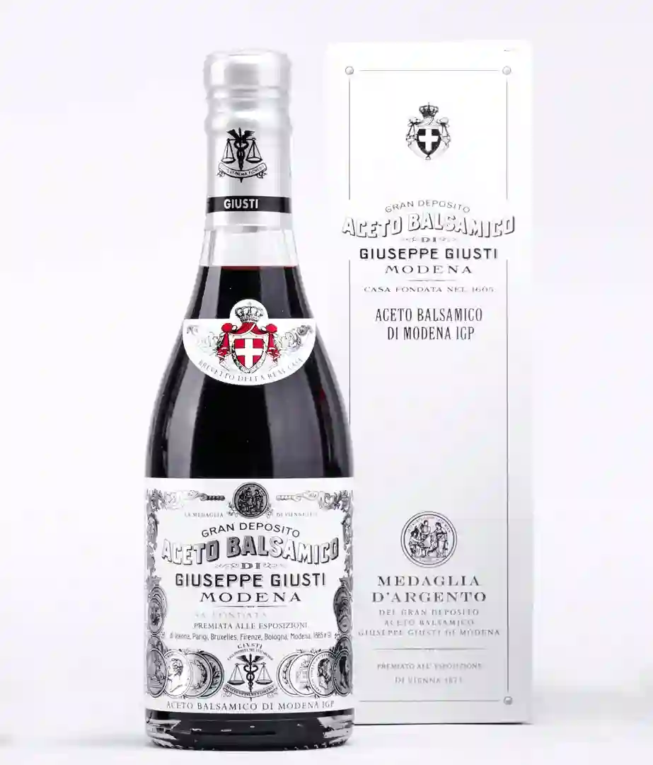 Giuseppe Giusti Vinagre Balsámico de Modena 1 Medalla de Plata - Botella de Vidrio 250 ml
