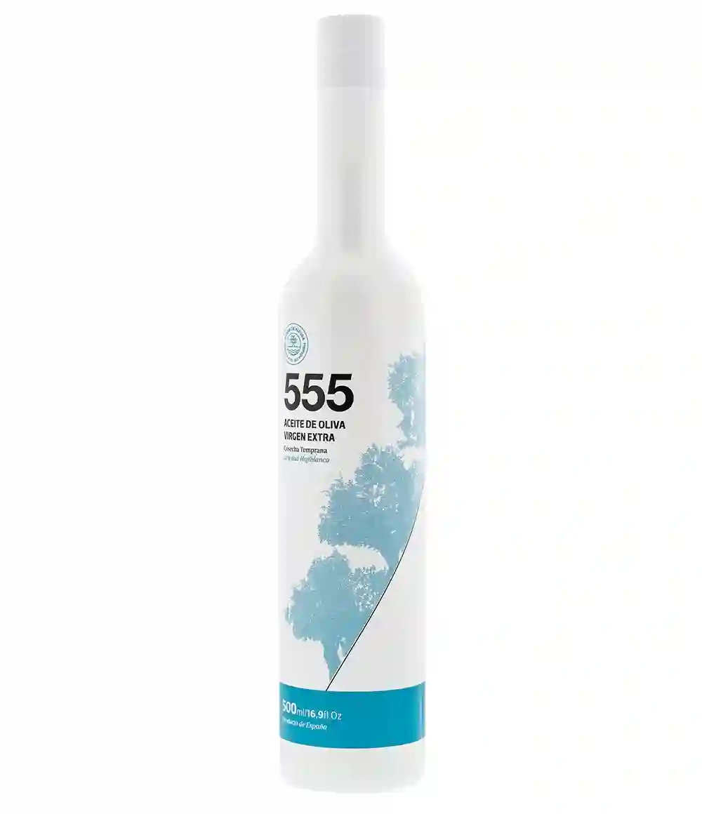 9x 555 Hojiblanca - Botella de Vidrio 500 ml.