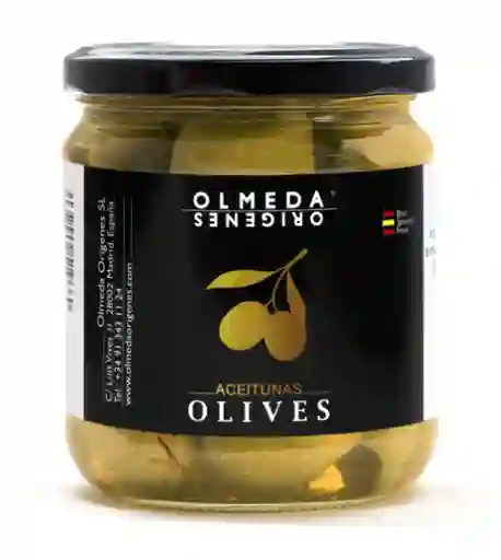 Olmeda oríngenes Aceitunas Gordal Sin Hueso - Tarro 370 Gr.