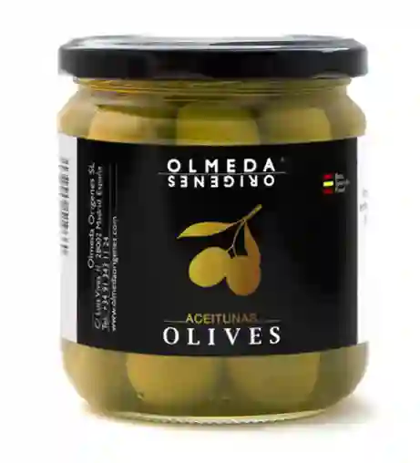 Olmeda oríngenes Aceitunas Manzanilla Con Hueso - Tarro 370 Gr.
