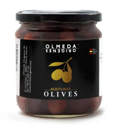 Olmeda Orígenes Aceitunas Cuquillo con hueso - Tarro 370 gr.