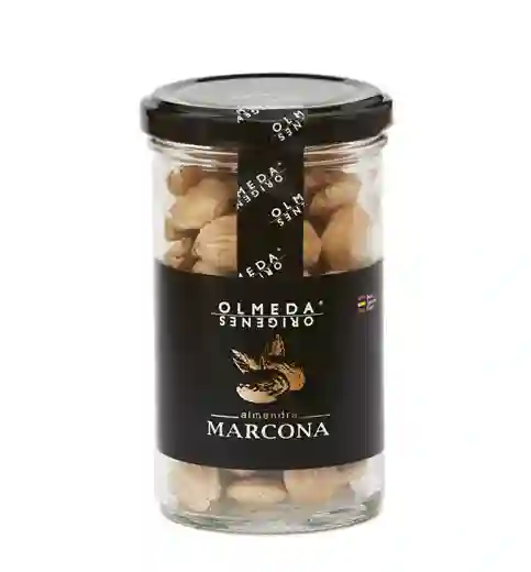 Olmeda oríngenes Almendra Marcona Tostada Con Sal - Tarro 130 Gr.