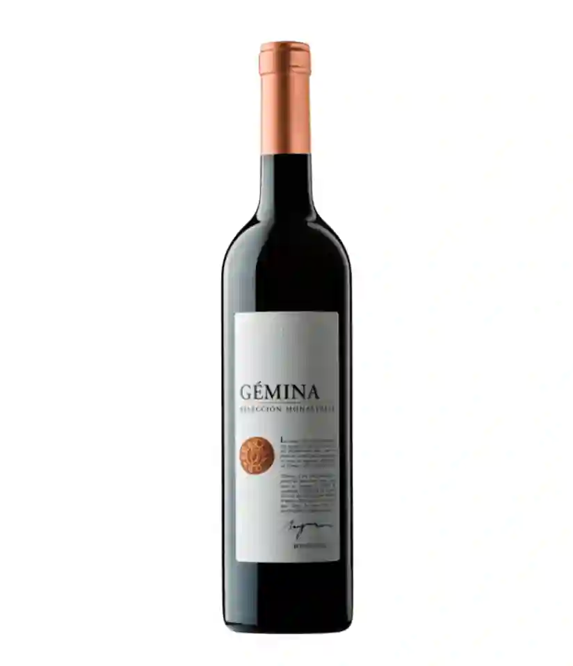 6x Gémina Selección Monastrell 2019 Vino Tinto - Botella de Vidrio 750 ml.