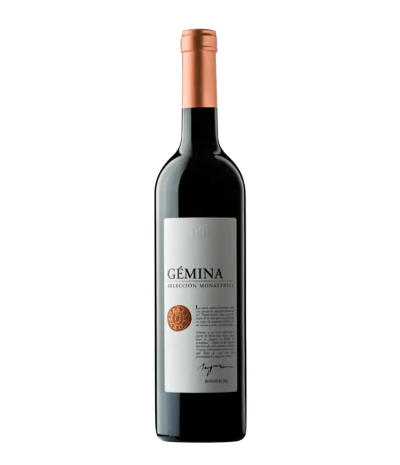 6x Gémina Selección Monastrell 2019 Vino Tinto - Botella de Vidrio 750 ml.