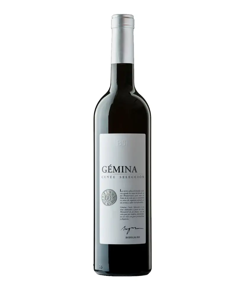 6x Gémina Cuvée Selección 2019 Vino Tinto - Botella de vidrio 750 ml.