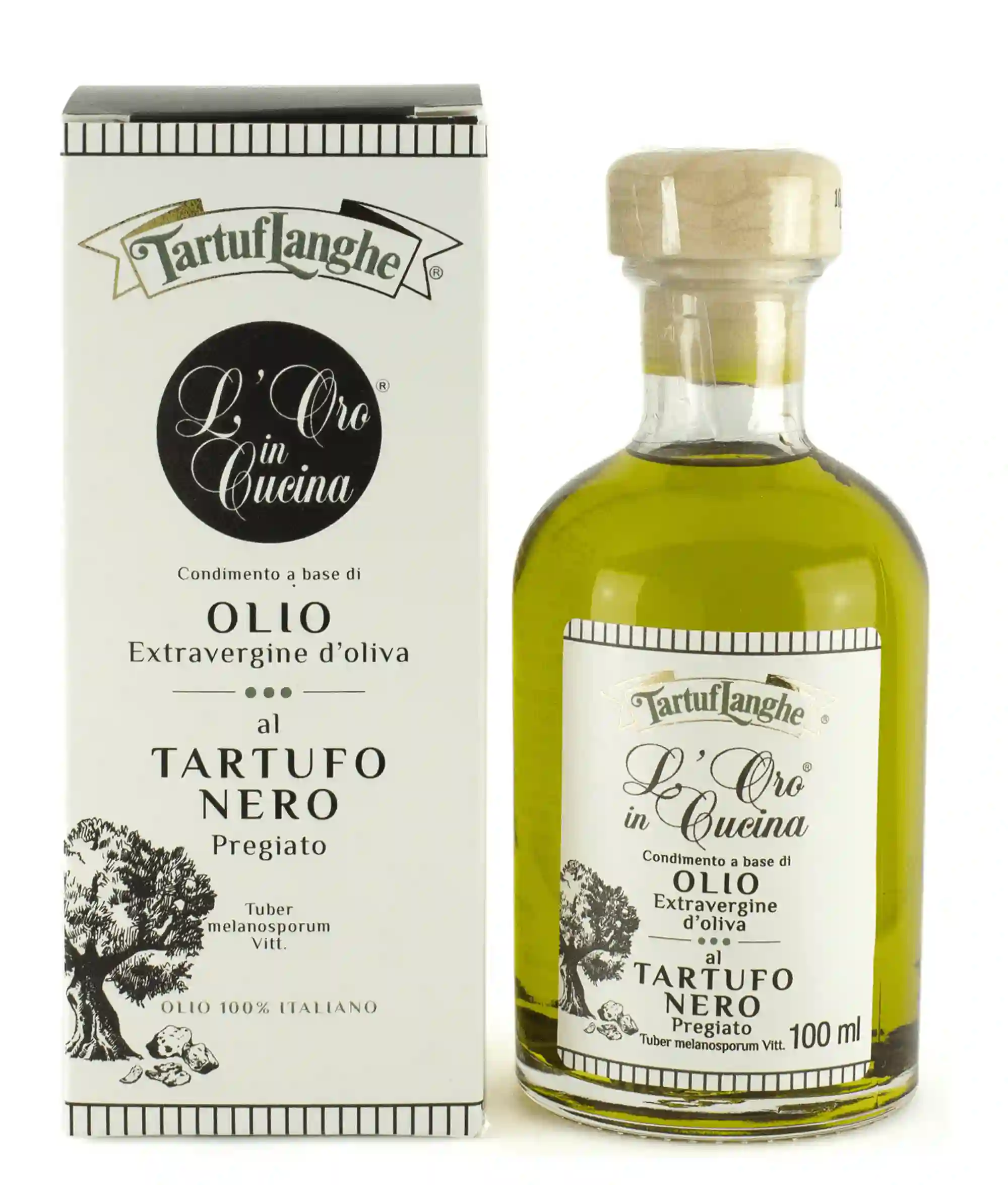 Tartuflanghe Aove Con Trufa Negra - Frasco de Vidrio 100 ml