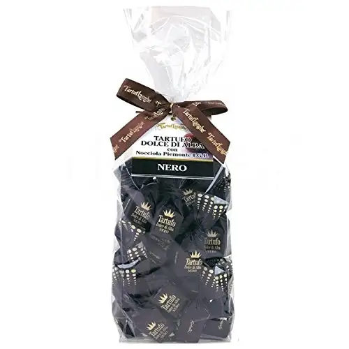 Tartuflanghe Mini Dulces Tuber Chocolate Negro - Paquete 200 GR
