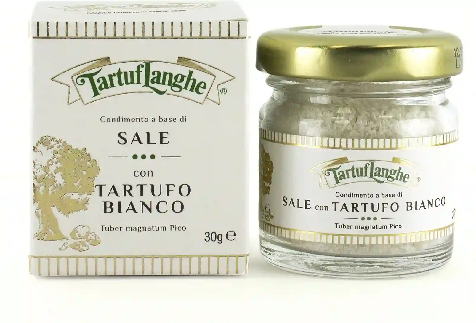 12x Tartuflanghe sal gris de guérande con trufa blanca - tarro 30 gr