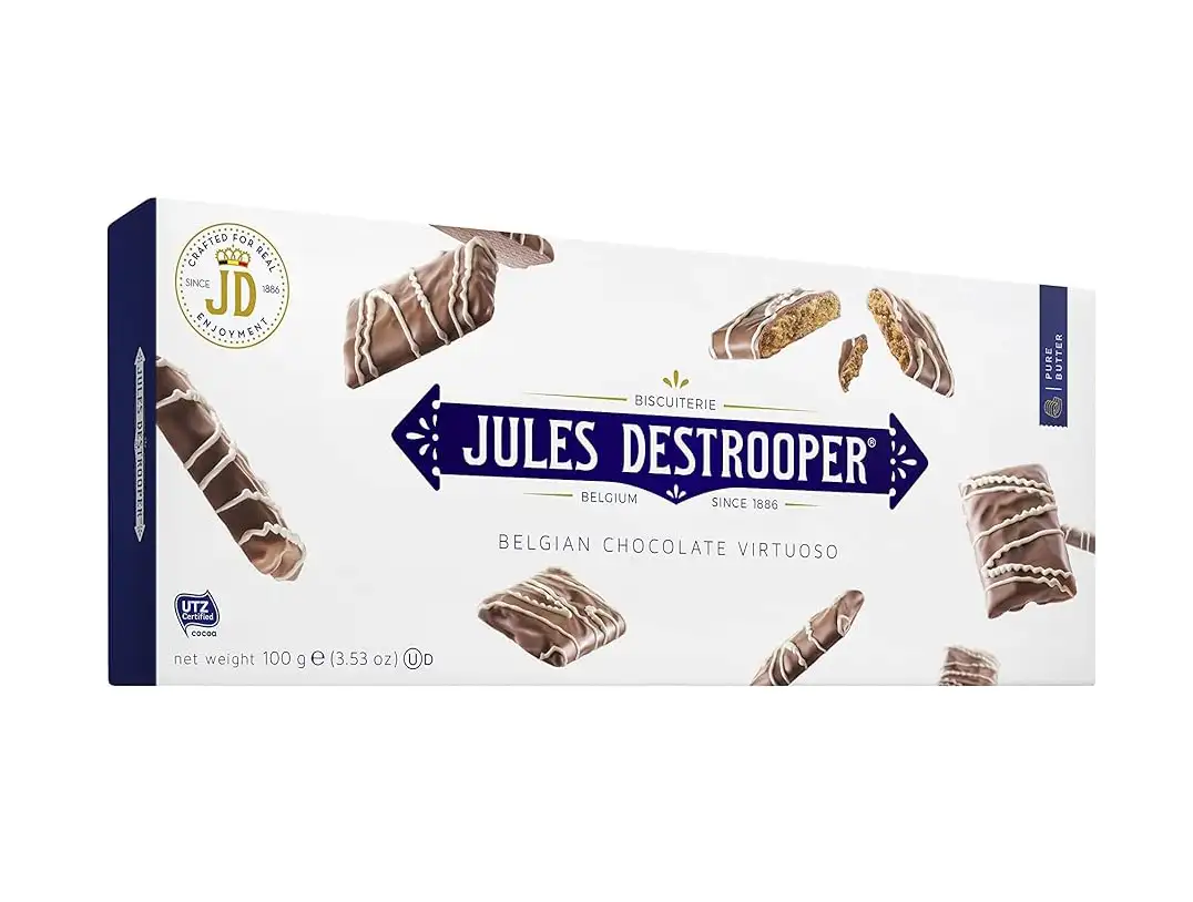 Jules Destrooper Galletas Chocolate Virtuoso - Caja 100 GR