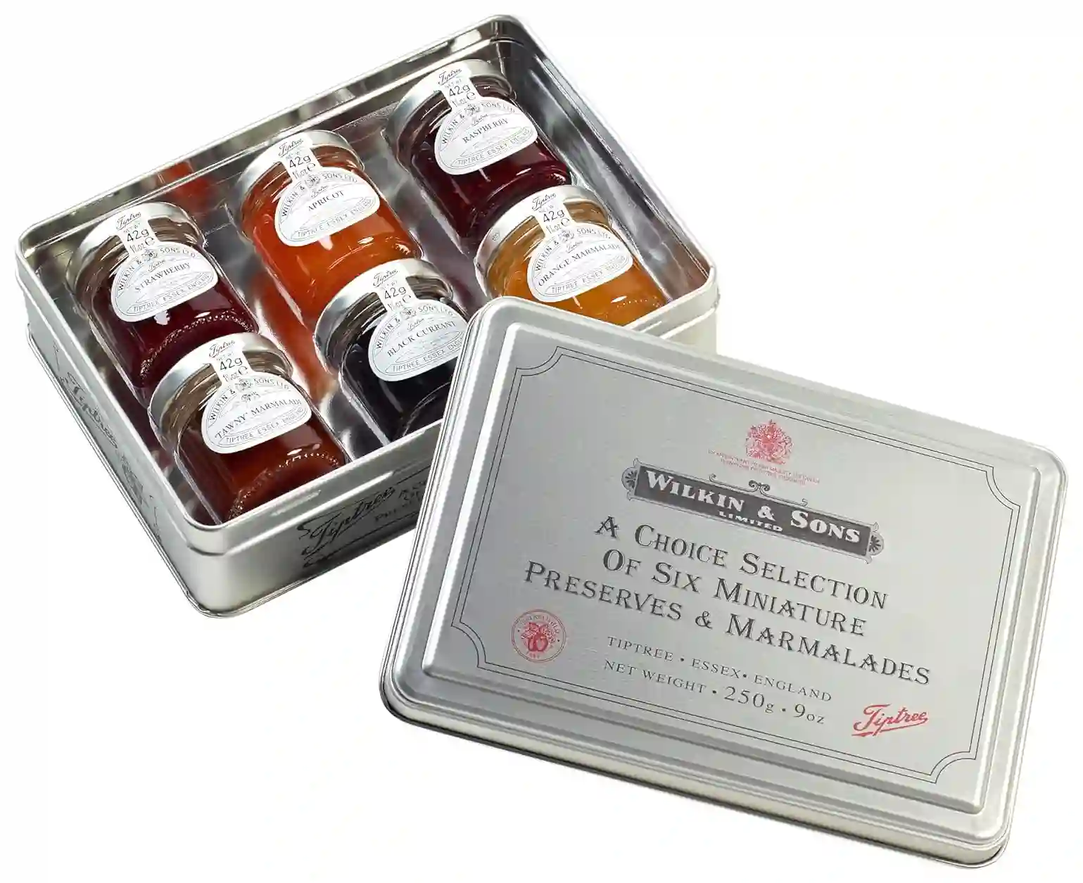 Wilkin & Sons Tiptree Selección de Mermeladas - Estuche Metálico 6x42 GR