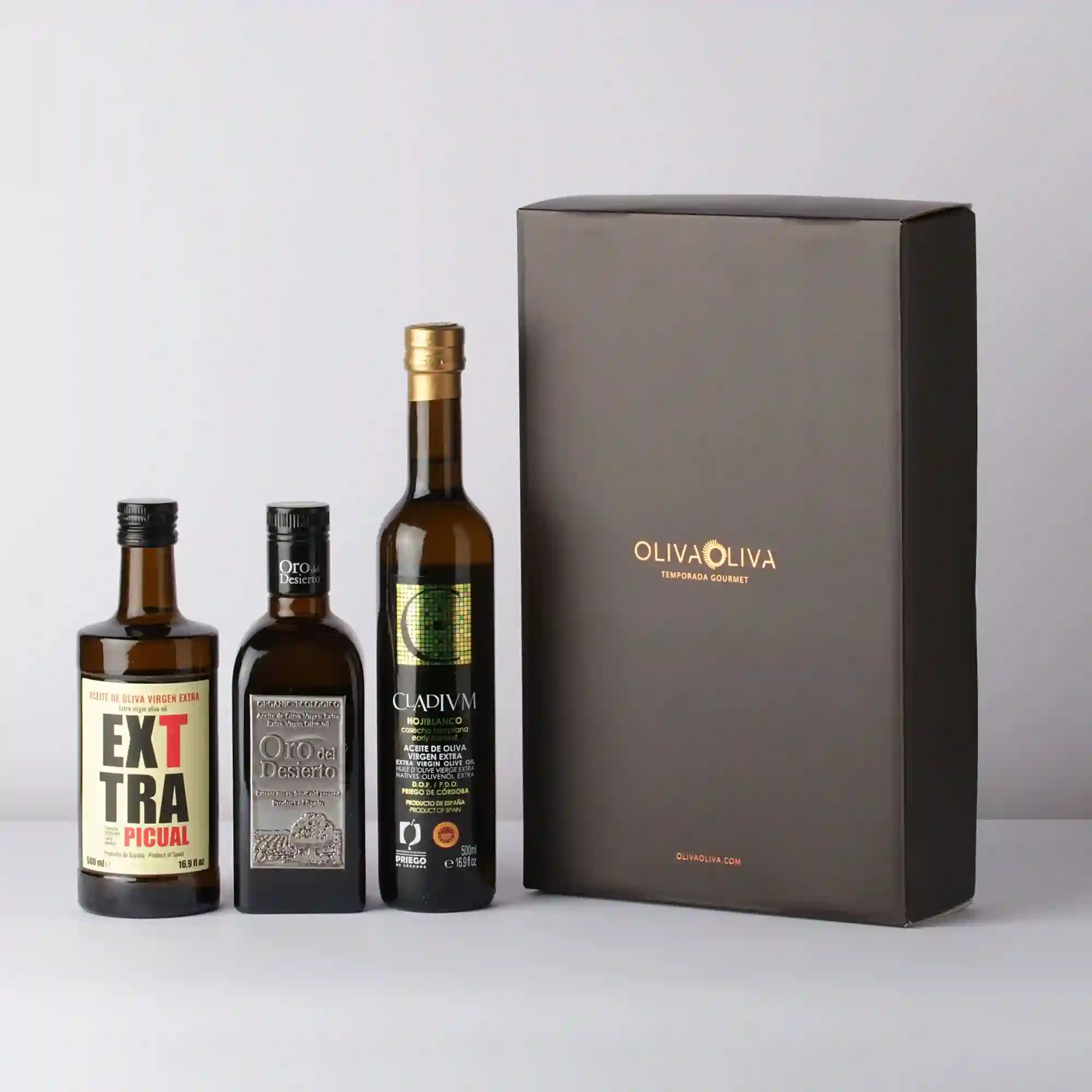 Mejores Aceites del Mundo Olive Japón 2021 - Caja Regalo 3x500 ml.