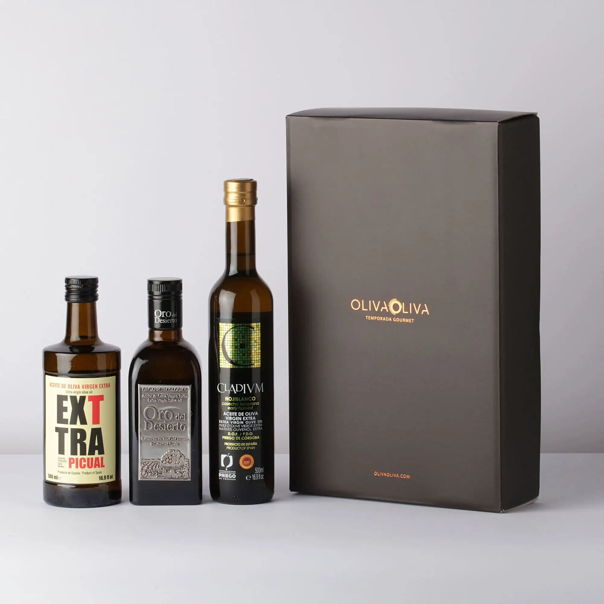Mejores Aceites del Mundo Olive Japan 2021 - Caja regalo 3x500 ml.