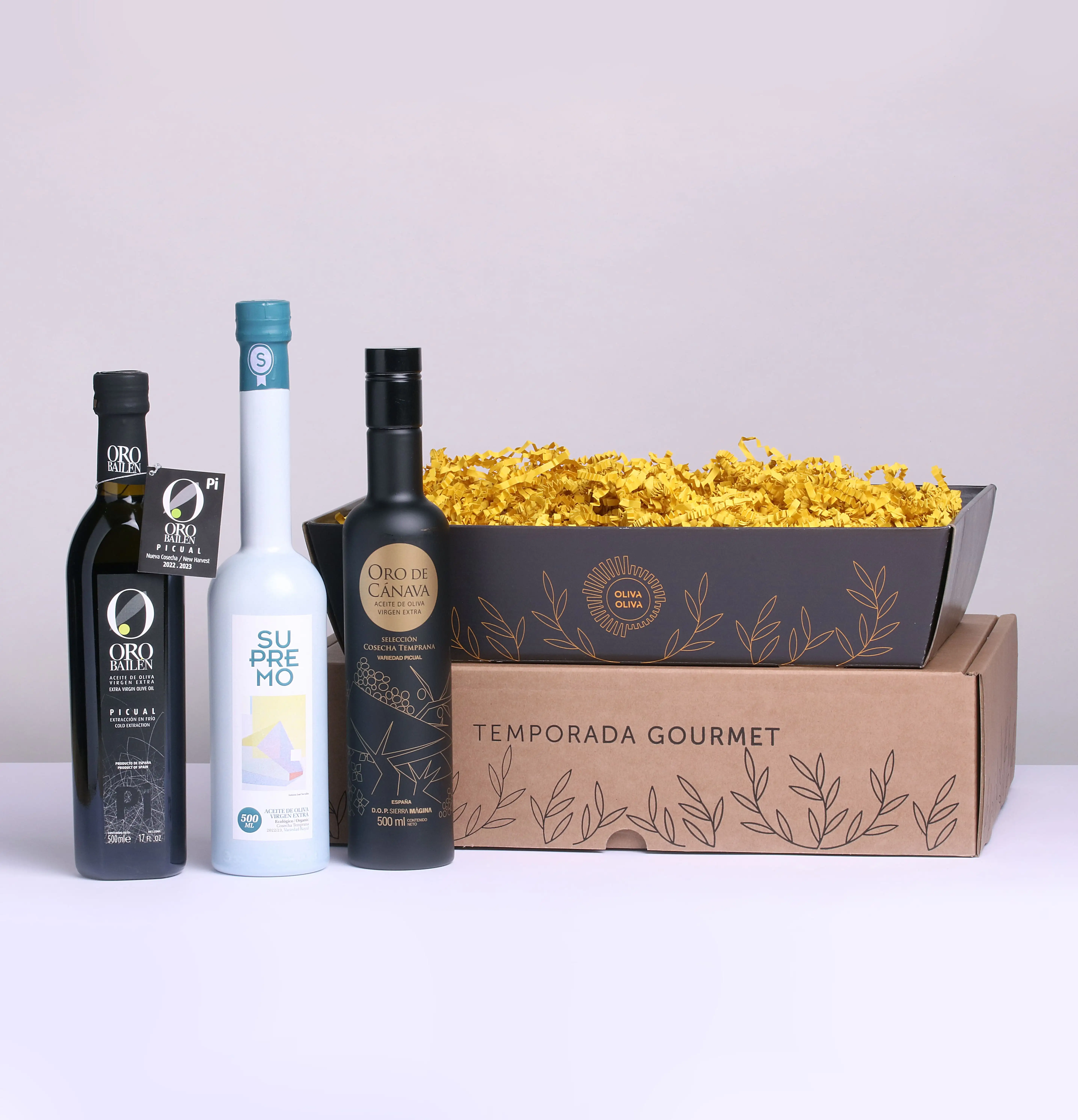 Mejores Aceites Jaén Selección 2023 - Caja Regalo 3x500 ml.