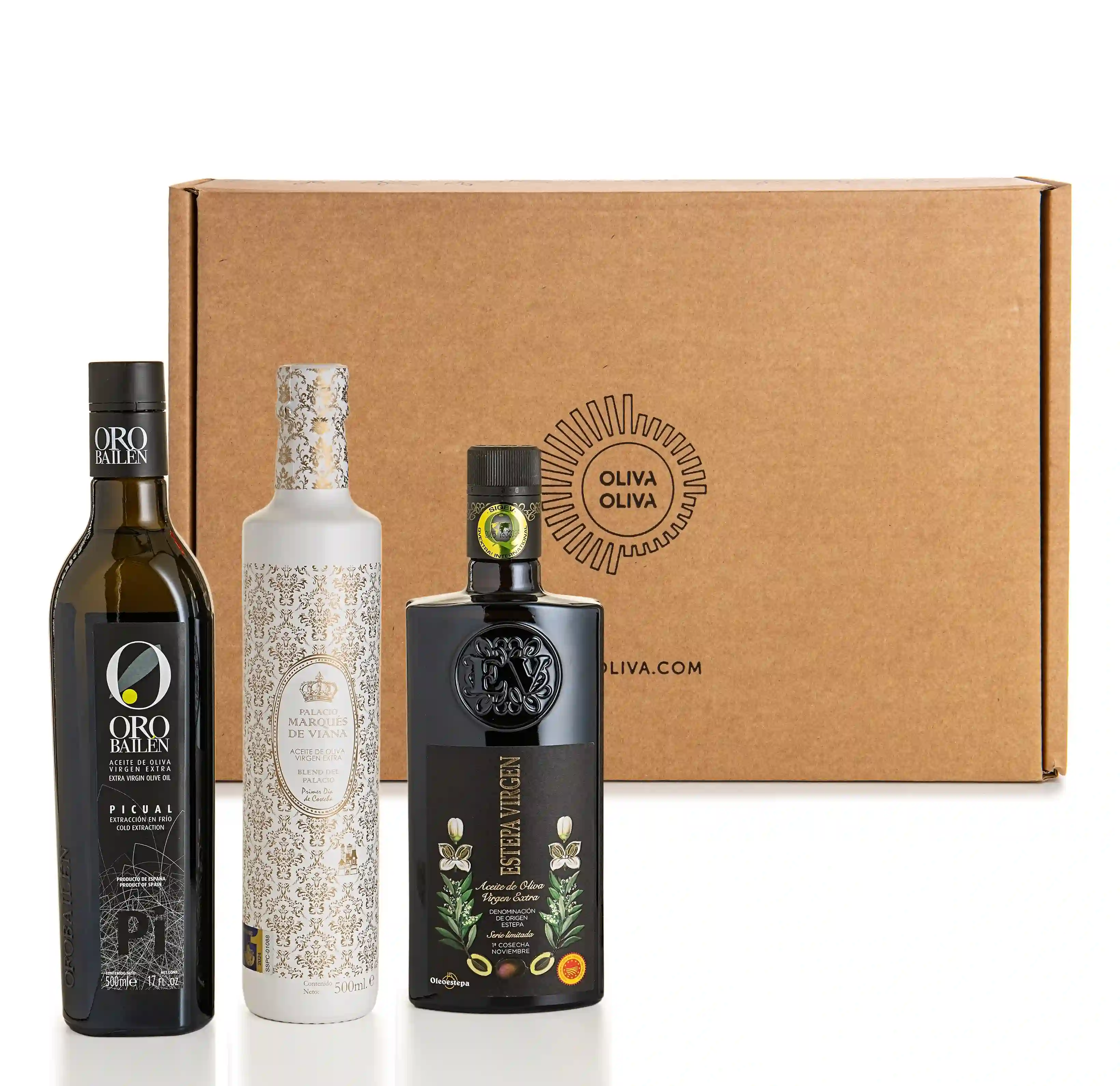 Mejores Aceites del Mundo Mario Solinas 2024 - Caja Regalo 3x500 ml.