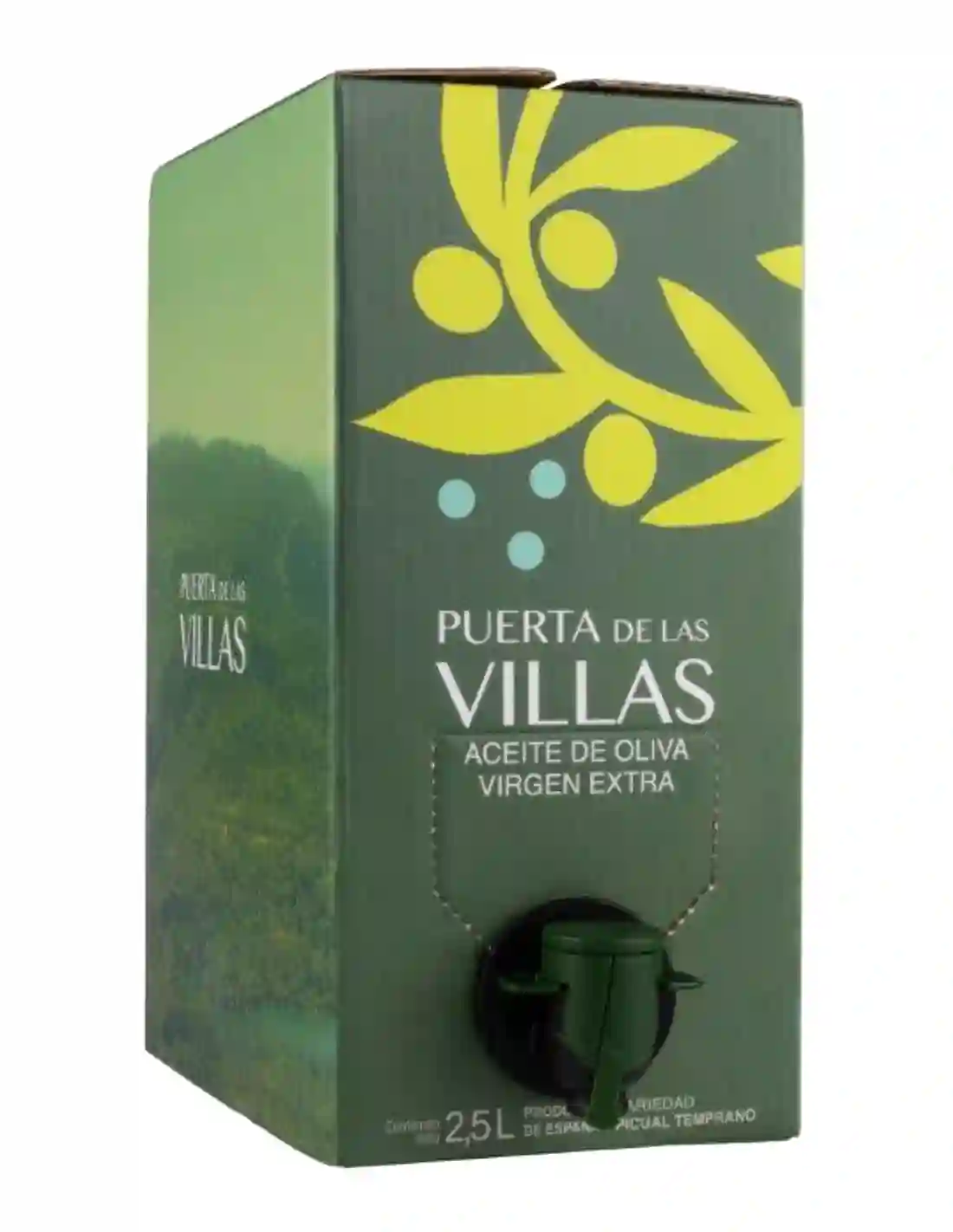 Puerta de Las Villas Picual Temprano - Bolsa en la caja 2,5L