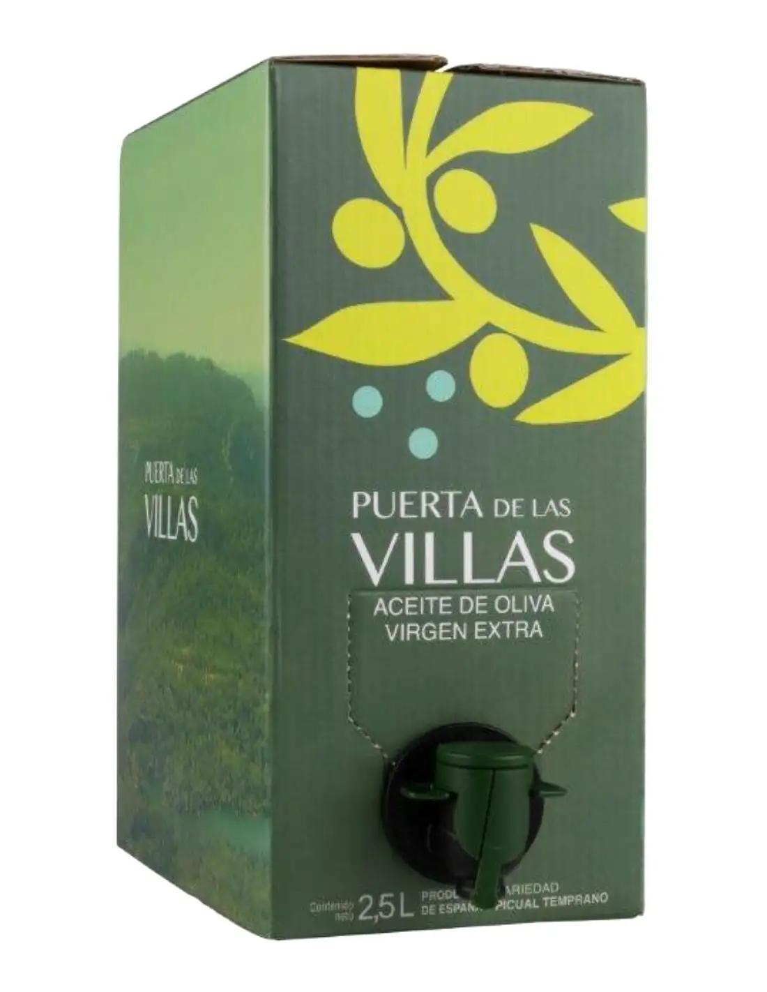 Puerta de Las Villas Picual Temprano - Bolsa en la caja 2,5L