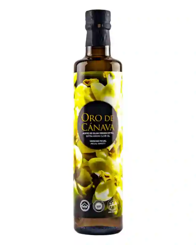 12x Oro de Cánava Picual Dórica - Botella de Vidrio 500 ml.