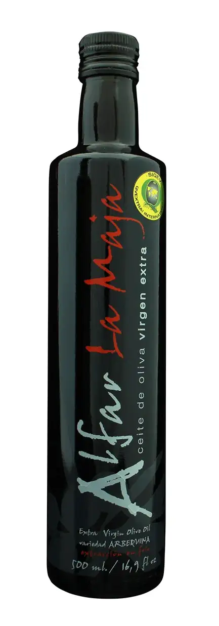 Alfar la Maja Arbequina - Botella de Vidrio 500 ml.