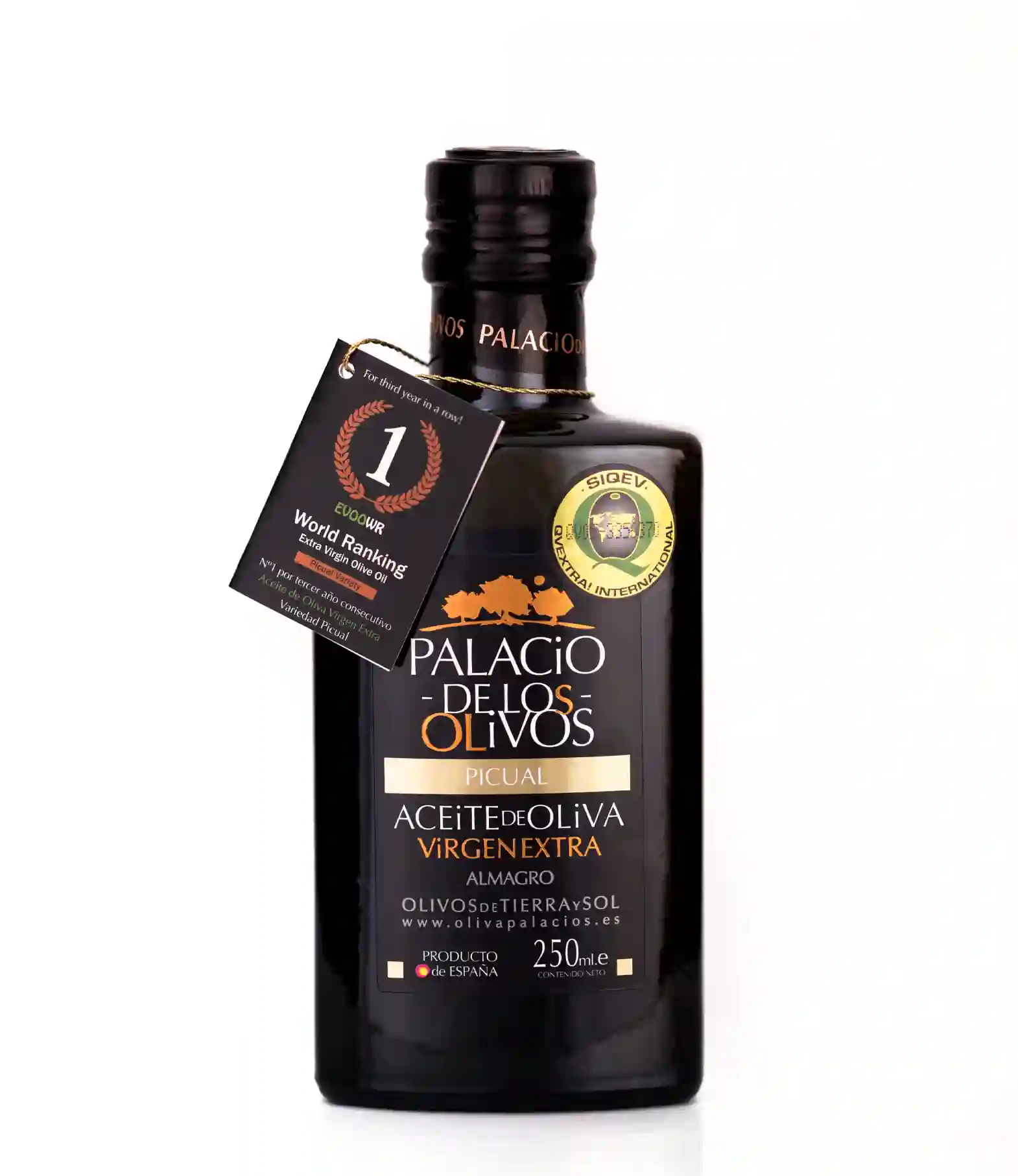 16x Palacio de Los Olivos Picual - Botella de Vidrio 250 ml.