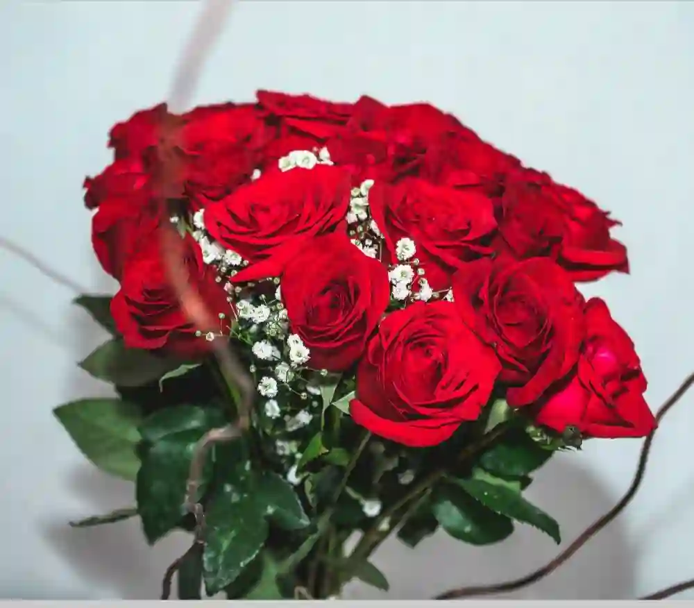 Bouquet de 12 Rosas Rojas.