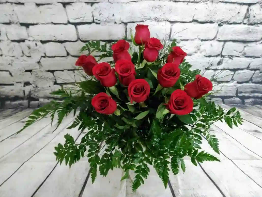Docena de Rosas de color Rojo.