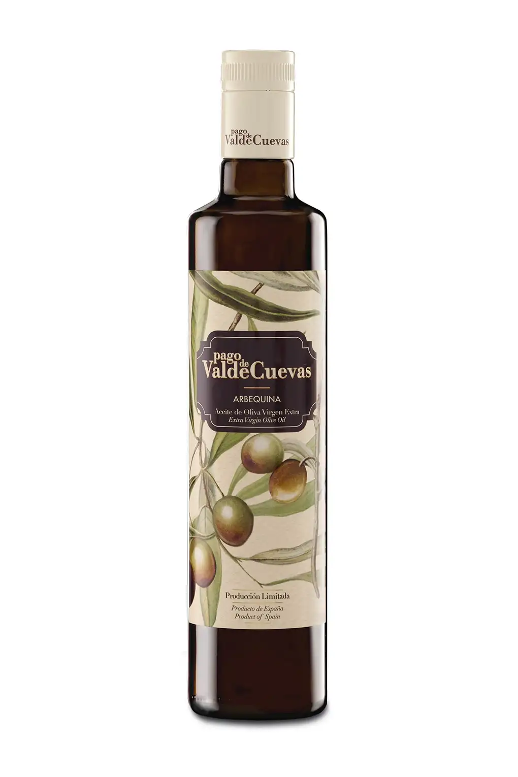 Pago de Valdecuevas Arbequina - Botella de Vidrio 500 ml.