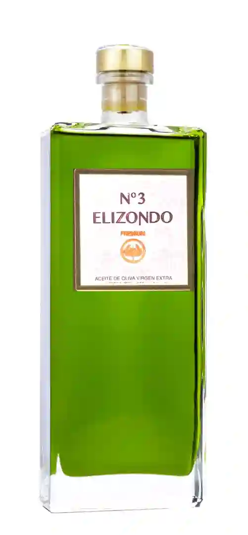 6x Elizondo Picual Premium Nº3 - Botella de Vidrio 500 ml.