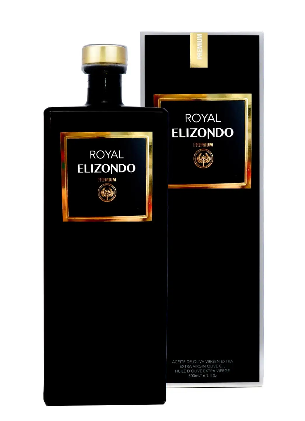 6x Elizondo Premium Royal - Botella de Vidrio 500 ml - Con Estuche
