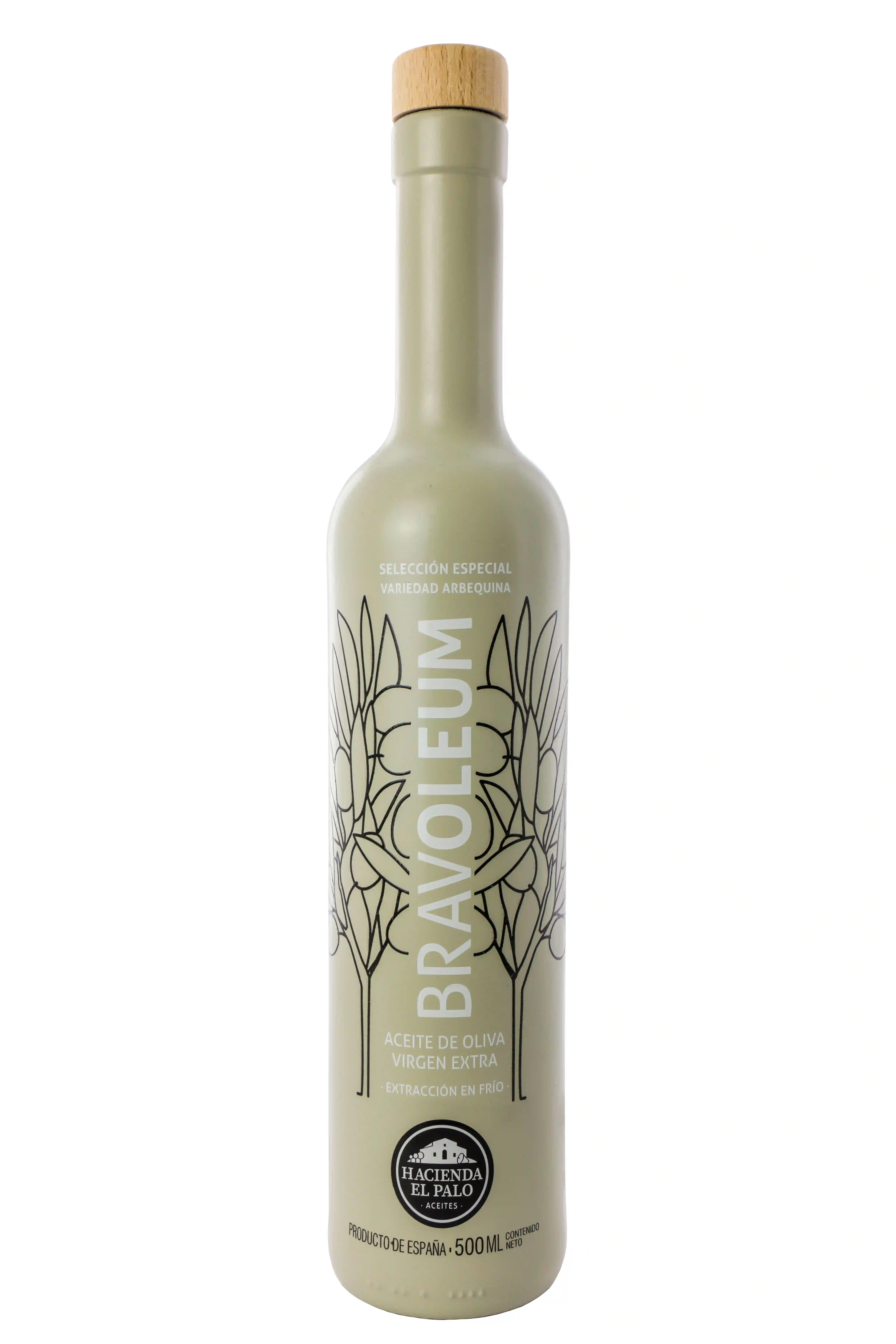 Bravoleo Arbequina - Botella de Vidrio 500 ml.
