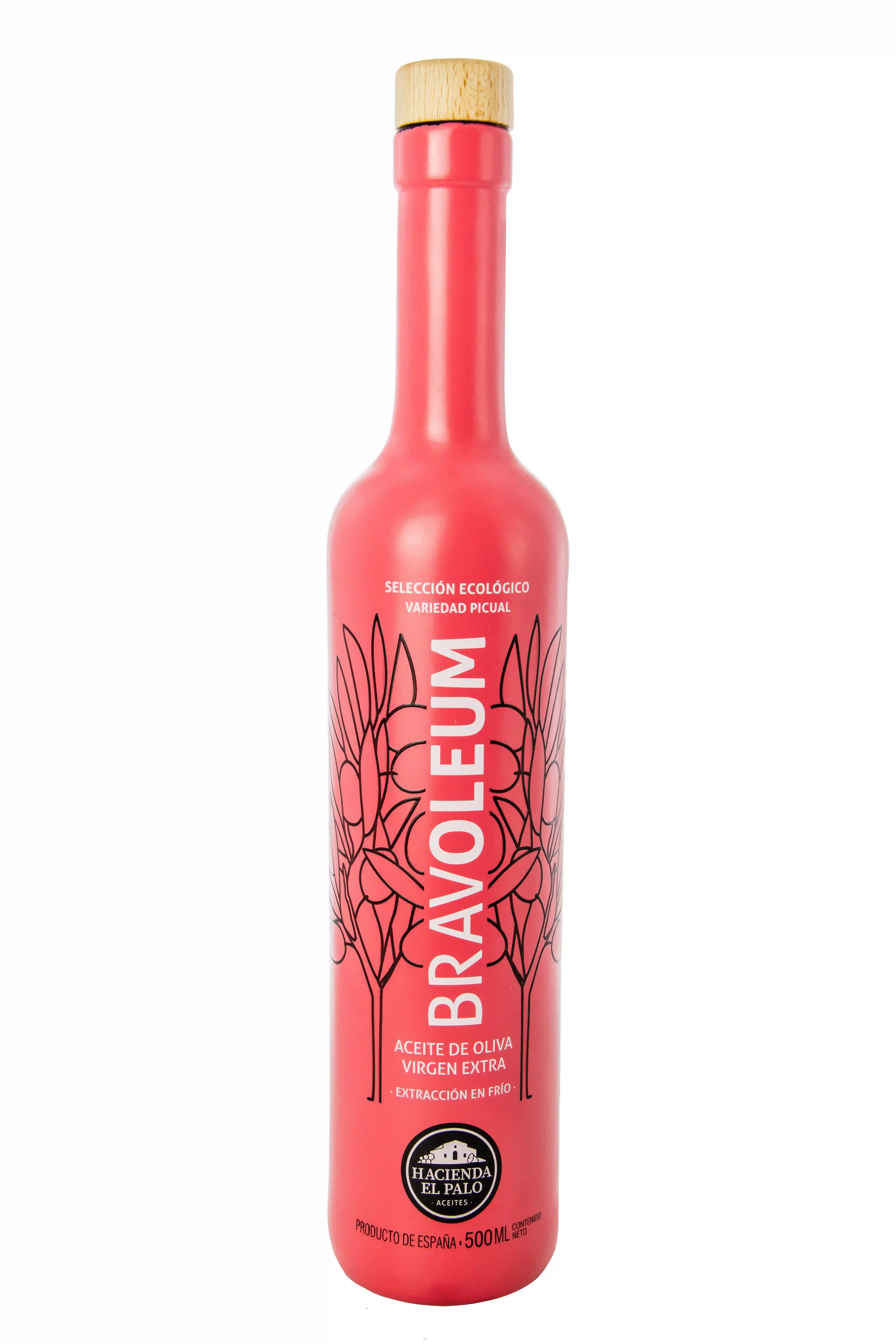 Bravoleo Picual Ecológico - Botella de Vidrio 500 ml.