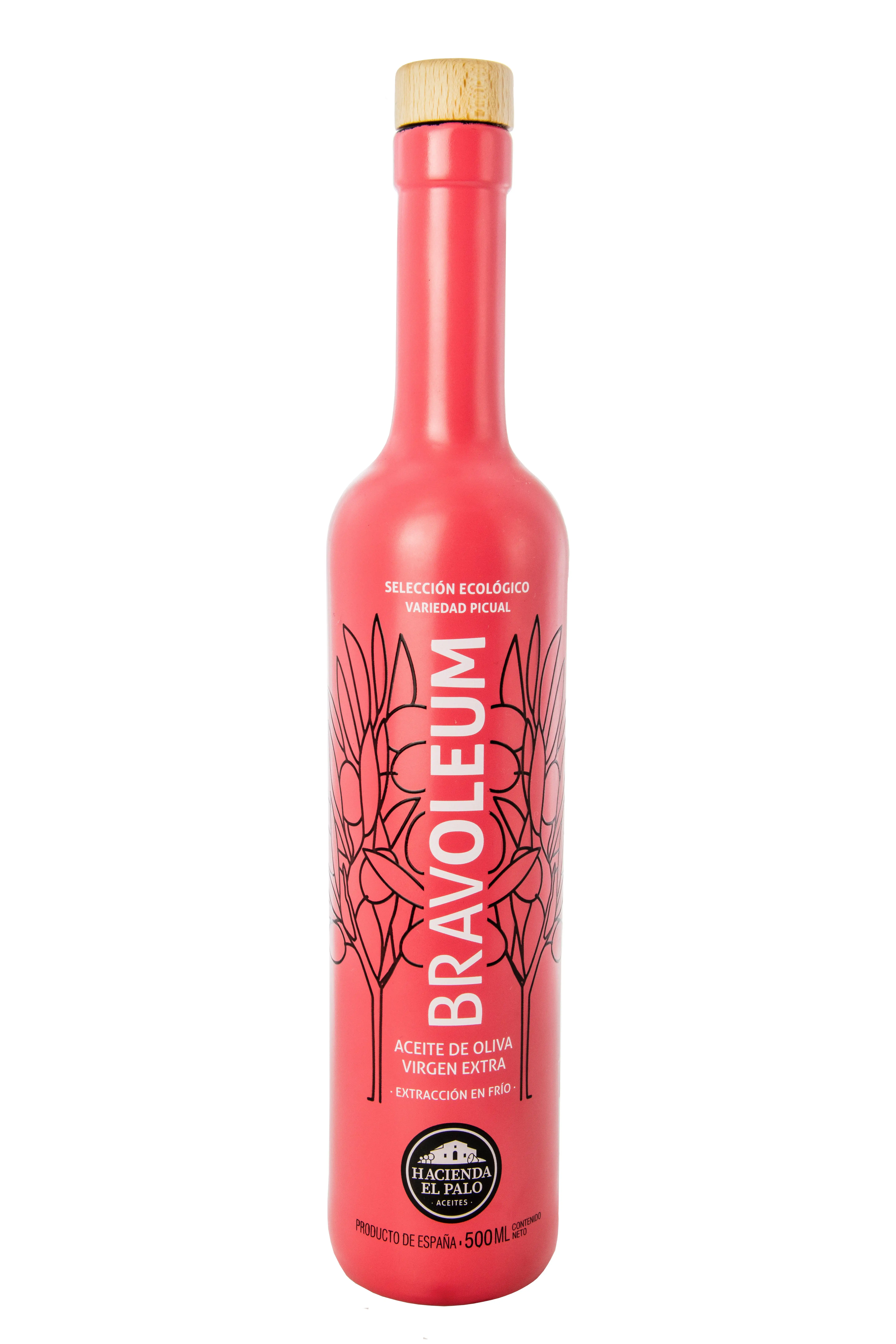 Bravoleo Picual Ecológico - Botella de Vidrio 500 ml.