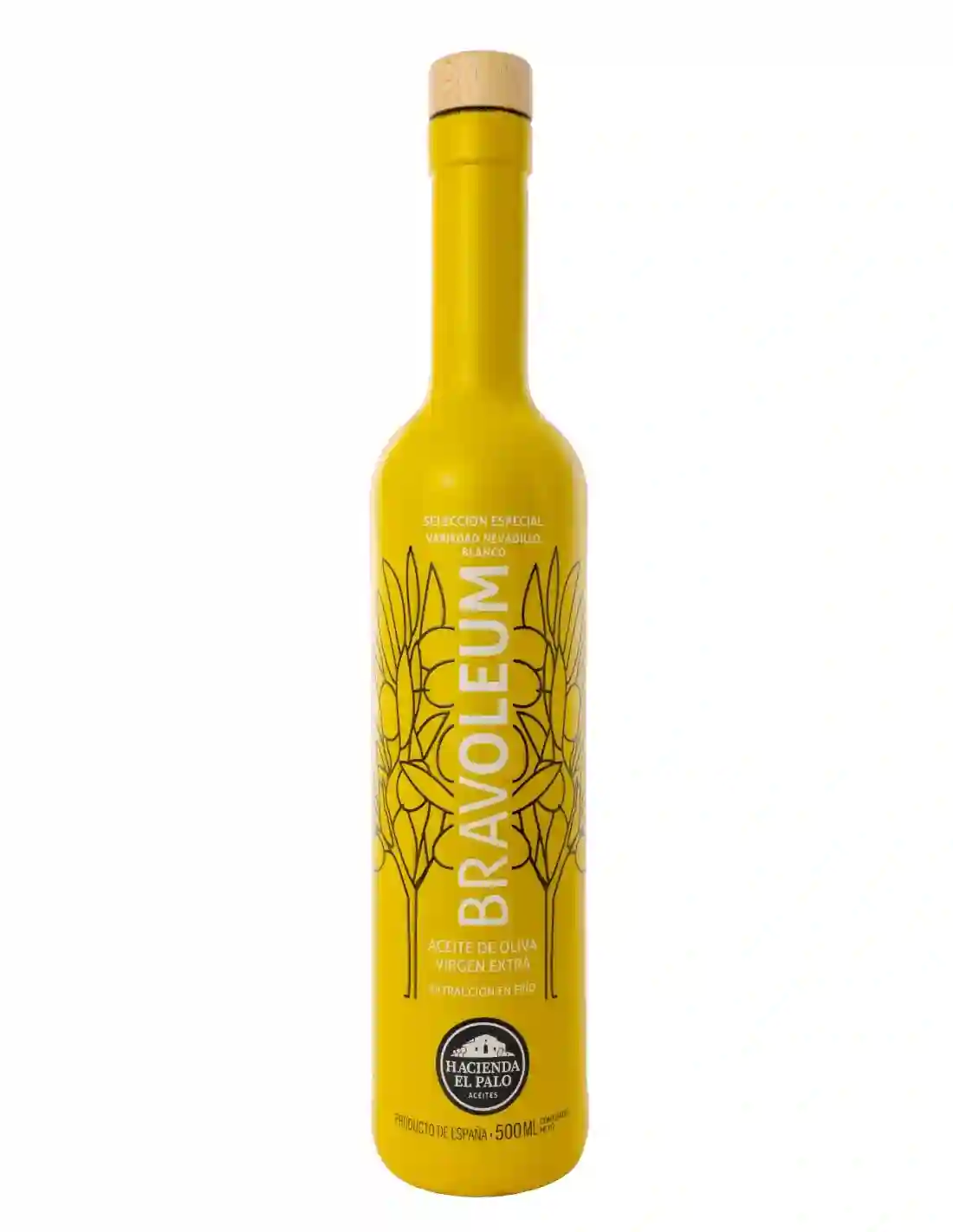6x Bravoleo Nevadillo Blanco - Botella de Vidrio 500 ml.