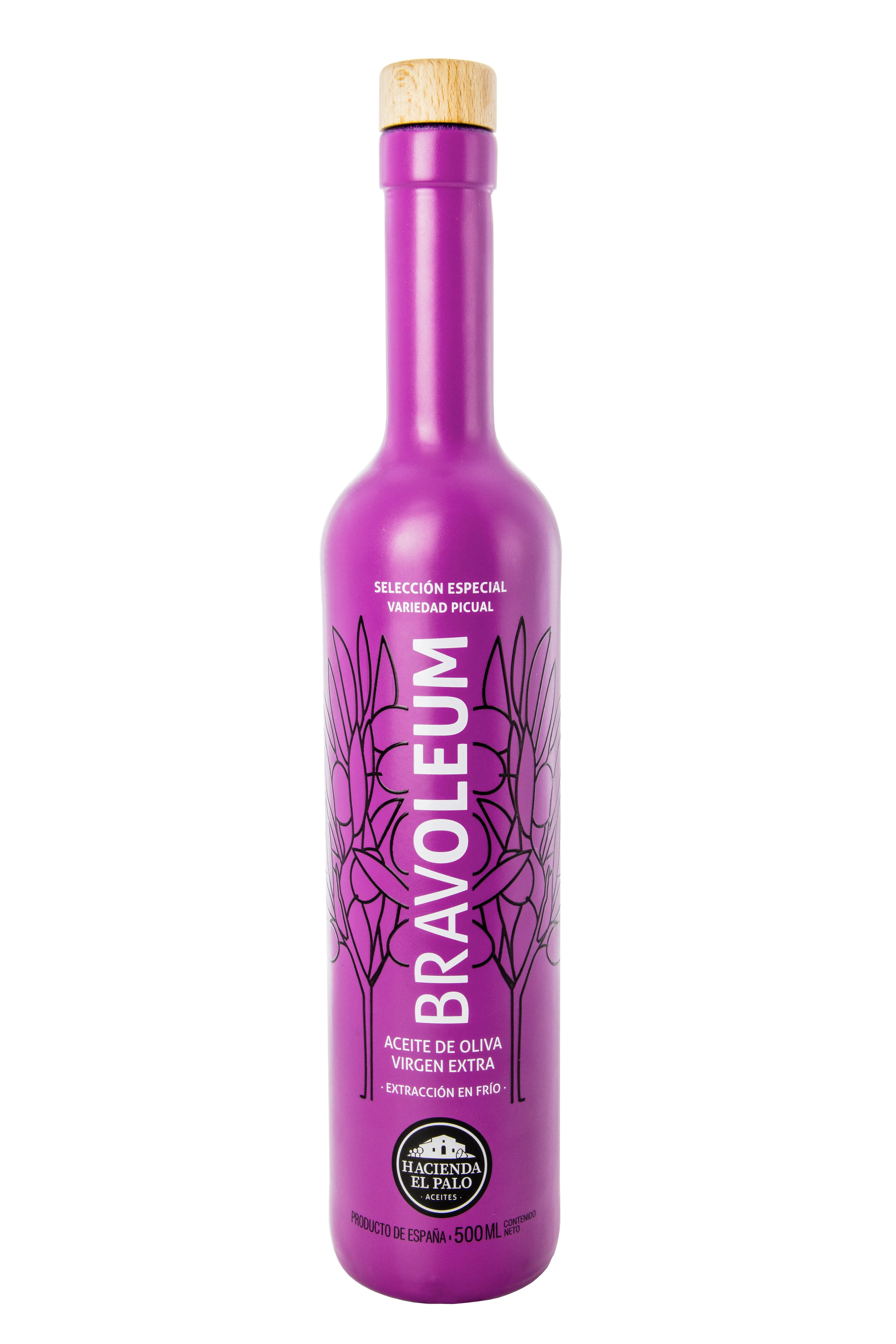 6x Bravoleo Picual - Botella de Vidrio 500 ml.