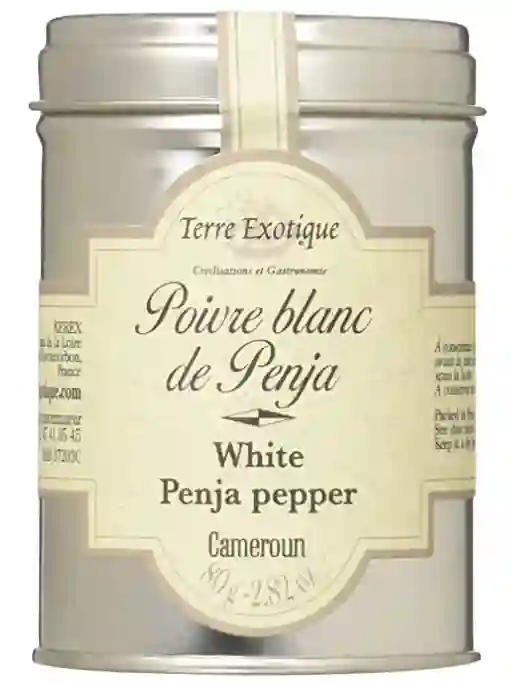Terre Exotique pimienta blanca de penja - Bote 80 gr