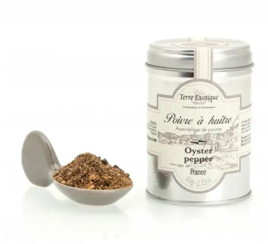 Terre Exotique pimienta para ostras - Bote 60 gr