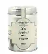 6x Terre Exotique 3 pimientas - Bote 75 gr
