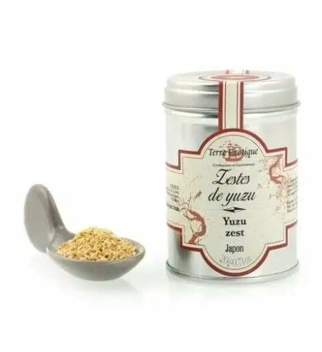 6x Terre Exotique zestes de yuzu - Bote 20 gr